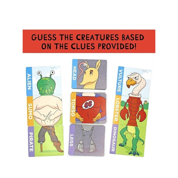 Nonsensical Creatures- A Guessing Clue board game for teens and adults - Picture 5 of 8